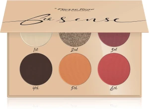 Палетка теней для век, 6 цветов - Pierre Rene 6th Sense Eyeshadow Palette, 06 - Colorado Springs