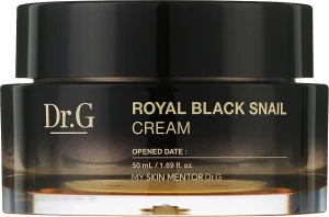 Антивозрастной крем для лица с муцином улитки - Dr.G Royal Black Snail Cream, 50 мл