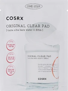 Очищуючі диски для обличчя - CosRX One Step Original Clear Pads, 15 шт