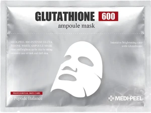 Антиоксидантная тканевая маска с глутатионом и витаминами - Medi peel Bio-Intense Glutathione White Ampoule Mask, 30 мл