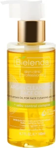 Арганова олія для очищення та вмивання обличчя з комплексом Себу - Bielenda Skin Clinic Professional, 140 мл