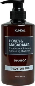 Шампунь для волосся "Cotton Blue" - Kundal Honey & Macadamia Shampoo Cotton Blue, 500 мл