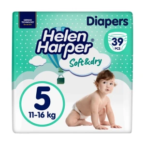 Підгузки для дітей - Helen Harper Soft & Dry Junior 5 (11-16 кг), 39шт