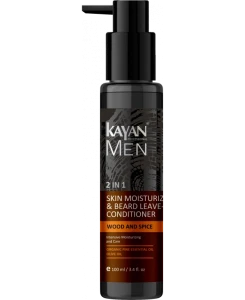Бальзам для обличчя та бороди зволожуючий - KAYAN Professional Men Skin Moisturizing Face & Beard, 100 мл