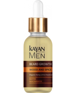 Сыворотка для роста бороды - KAYAN Professional Men Beard Growth Serum, 30 мл