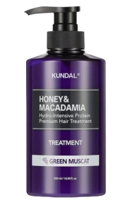 Кондиціонер для волосся "Зелений мускат" - Kundal Honey & Macadamia Treatment Green Muscat, 500 мл