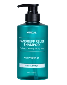 Шампунь проти лупи "Білий мускус" - Kundal Dandruff Relief Shampoo White Musk, 500 мл