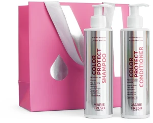 Marie Fresh Cosmetics Подарунковий набір Colored Hair Care Gift Set Colored Hair Care (h/shm/250ml + h/cond/250ml)