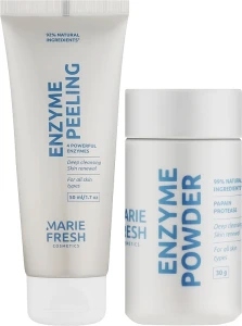 Marie Fresh Cosmetics Набір Glow Skin Enzyme Beauty Set (f/peel/30g + f/peel/50g)