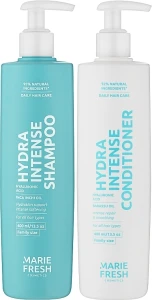 Marie Fresh Cosmetics Набор для увлажнения волос Daily Hair Care Hydra Intense Set (shm/400ml + cond/400ml)