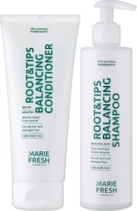 Marie Fresh Cosmetics Подарочный набор Balancing Hair Set Gift Balancing Hair Set (h/shm/250ml + h/cond/200ml)