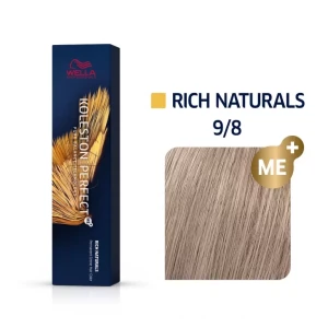 Стойкая крем-краска для волос - WELLA Koleston Perfect Rich Naturals, 9/8 - очень светло-русый