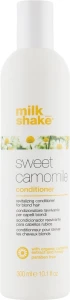 Відновлювальний кондиціонер для світлого волосся - Milk Shake Sweet Camomile Conditioner, 300 мл