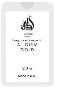 Парфюмированная вода унисекс - Lattafa Perfumes Al Qiam Gold, пробник, 20 мл