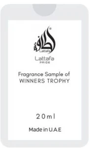 Парфюмированная вода унисекс - Lattafa Perfumes Pride Winners Trophy Silver, пробник, 20 мл