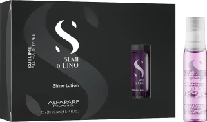 Поживний лосьйон для додання блиску волоссю - Alfaparf Alfaparf Illuminating Shine Lotion, 12X13 мл