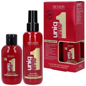 Набор по уходу за волосами - Revlon Uniq One All In One, sh/230ml + spray/150ml