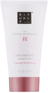 Шампунь для волосся "Об'єм і живлення" - Rituals The Ritual of Sakura Volume & Nutrition Shampoo, 70 мл