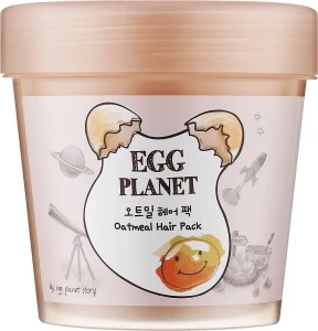 Маска для волос с экстрактом овсяных хлопьев - Daeng Gi Meo Ri Egg Planet Oat Meal Hair Pack, 200 мл