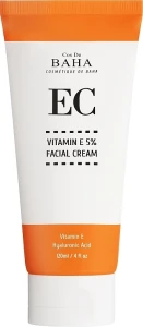 Антиоксидантный крем для лица с витамином E 5% - Cos De Baha EC Vitamin E 5% Facial Cream, 120 мл