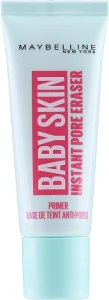 Maybelline New York Коригувальна основа під макіяж Baby Skin Instant Pore Eraser, 22 мл