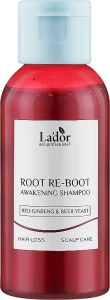 Шампунь против выпадения волос для нормальной кожи головы - La'dor Root Re-Boot Awakening Shampoo Red Ginseng & Beer Yeast, 50 мл