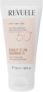 Сонцезахисний крем-бар'єр для обличчя - Revuele Daily Sun Barrier Cream SPF 50+, 50 мл