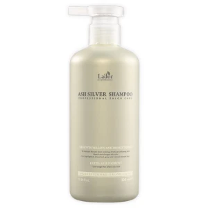 Шампунь відтінковий для знебарвленого волосся - La'dor Ash Silver Shampoo, 300 мл