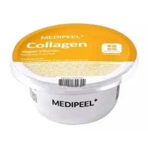 Маска моделирующая осветляющая для лица с витаминами и колагеном - Medi peel VEGAN Vitamin Collagen Modeling Cup Pack, 28 г