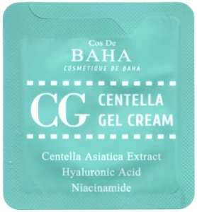 Восстанавливающий успокаивающий крем с центеллой - Cos De Baha CG Centella Gel Cream, 1.5 мл