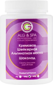 Шейкерна альгінатна маска релаксуюча з шоколадом - ALG & SPA Professional Line Collection Masks Creamy Chocolate Shaker Mask, 200g