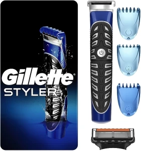 Набір для гоління - Gillette Fusion ProGlide Styler, стайлер/1шт + змінна касета/1шт + насадки/3шт