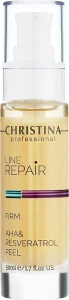 Пілінг з АНА-кислотами і ресвератролом для обличчя - Christina Line Repair Firm AHA & Resveratrol Peel, 50ml