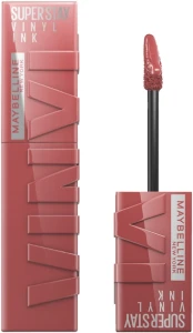 Стійка рідка помада для губ - Maybelline New York SuperStay Vinyl Ink Liquid Lipstick, 35 - Cheeky