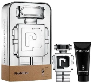 Набір парфумований чоловічий - Paco Rabanne Phantom, (edt/100ml + sh/gel/100ml)