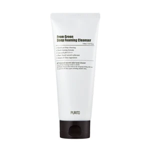 Пінка для вмивання з центелою та зеленим чаєм - PURITO From Green Deep Foaming Cleanser, 150 мл