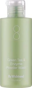 Ензимна пудра із зеленим чаєм - By Wishtrend Green Tea & Enzyme Powder Wash, 110 г