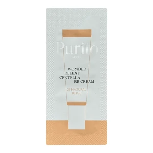 ВВ-крем с экстрактом центеллы - PURITO Seoul Wonder Releaf Centella BB Cream, №23 Natural Beige, 1 мл (пробник)