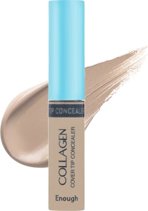 Колагеновий консилер для обличчя - Enough Collagen Cover Tip Concealer №01, 9 г