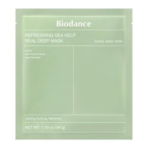 Маска гидрогелевая освежающая с морскими водорослями - BIODANCE Refreshing Sea Kelp Real Deep Mask, 1 шт