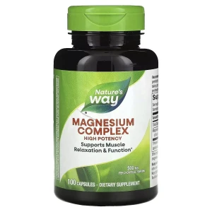 Магний Цитрат - Nature's Way Magnesium Complex, 500 мкг, 100 капсул