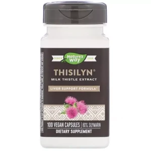 Формула підтримки печінки з Розторопшею - Nature's Way Thisilyn Milk Thistle Liver Support Formula, 100 вегетаріанських капсул