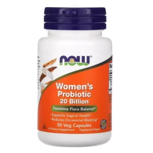 Пробиотики для женщин - Now Foods Woman's Probiotic 20 Billion, 20 млрд КУО, 50 вегетарианских капсул