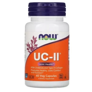 Колаген натуральний тип II - Now Foods UC-II, 60 вегетаріанських капсул