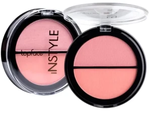 Перламутрові рум'яна для обличчя - TopFace Instyle Twin Blush On, 002