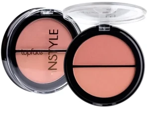 Рум'яна для обличчя - матові, перламутрові - TopFace Instyle Twin Blush On, 003