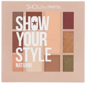 Палетка матовых и перламутровых теней для век - Pastel Unice Show Your Style, 464 - Natural