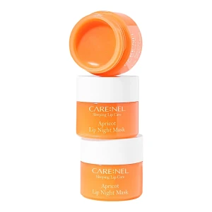 Маска ночная для губ с абрикосом - Carenel Apricot Lip Night Mask, 3*5 г