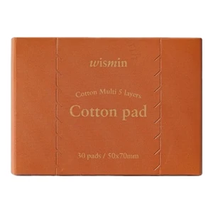 Подушечки косметические хлопковые 5-слойные - Wismin Cotton Multi 5 Layers Cotton Pad, 6 шт