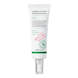 Сонцезахисний легкий мінеральний крем - AXIS-Y Complete No-Stress Physical Sunscreen V. 3 SPF50+, 50 мл